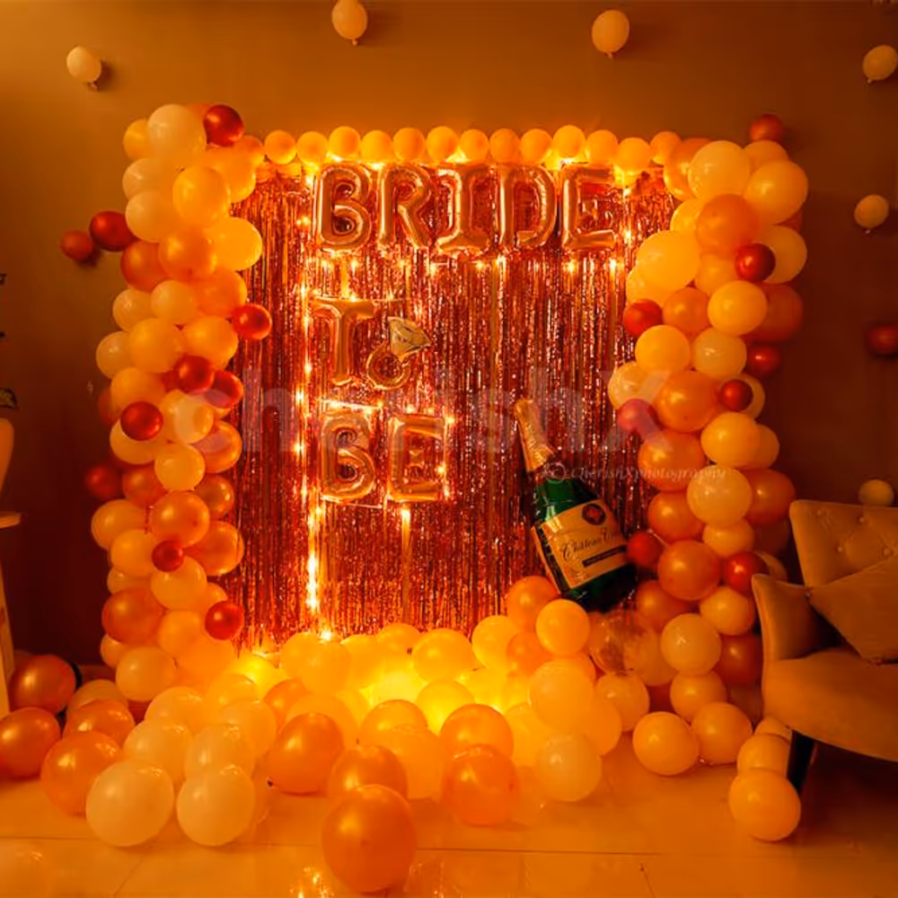 The Lighting is specially included in the Balloon Decoration to illuminate the whole room.