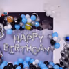 Celebrate your kid's birthday with this adorable Space themed birthday room decor.