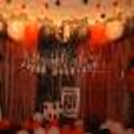 Birthday Balloon Room Decoration at Home with a Casino Theme.