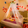 Express Your love in a much better way by having CherishXs First Night Red Balloon Canopy Decor!!