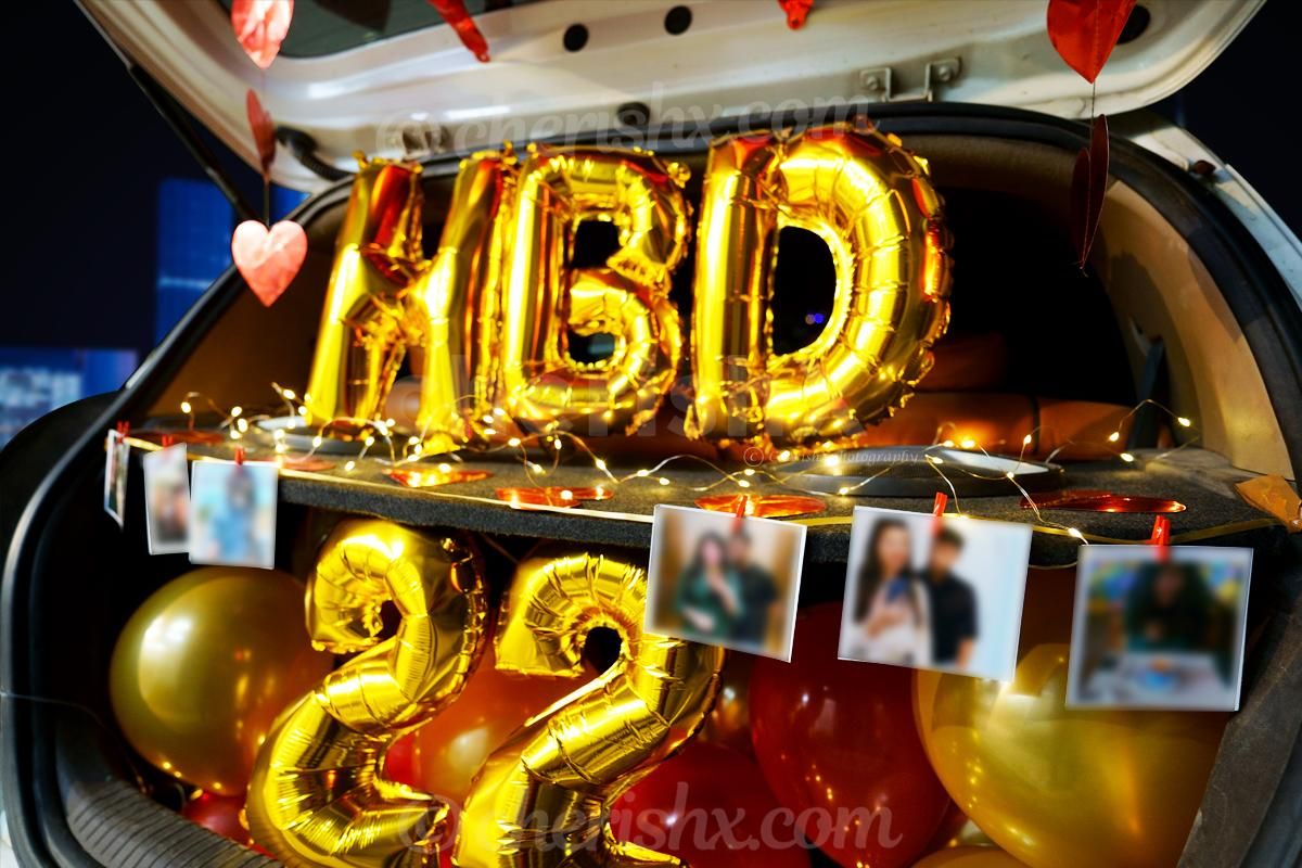 Make Your Loved One Happier With an Amazing Happy Birthday Car Boot Decor Package from CherishX!