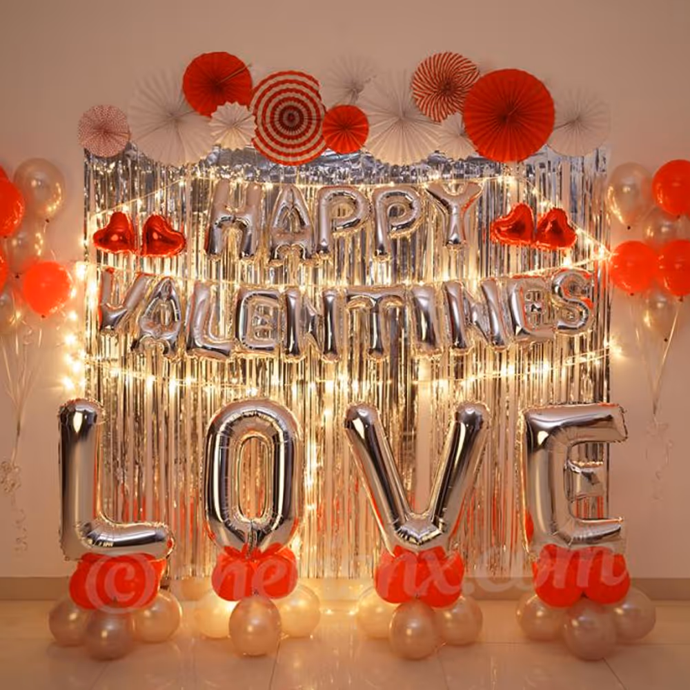 Make your Valentine's Date Unforgettable with CherishX's Happy Valentine's Love Decor!