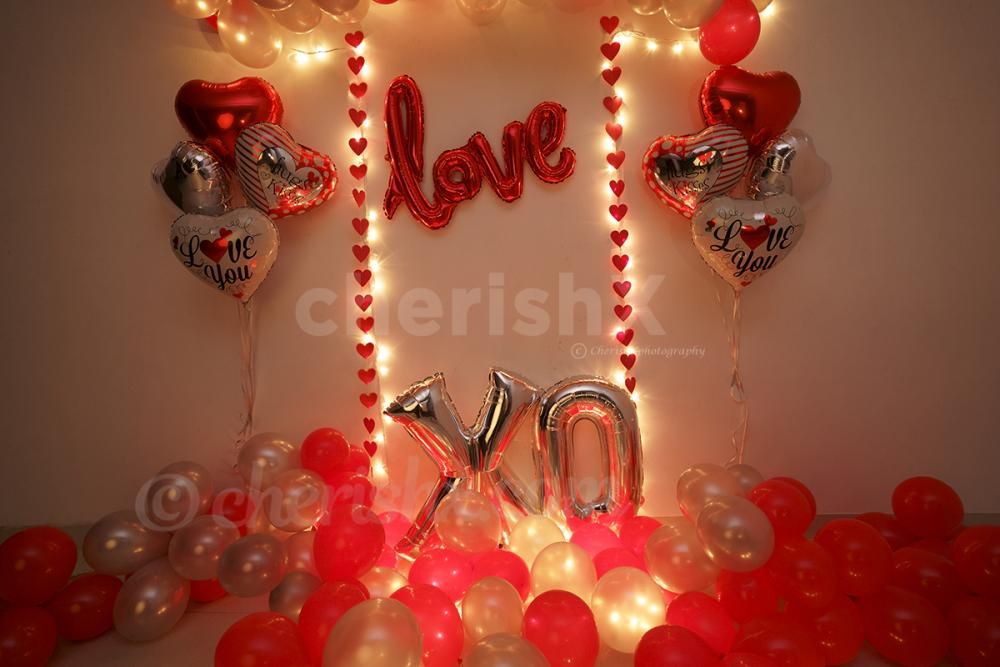 Have a memorable date by booking CherishX's Valentine's Red Love Wall Decor !