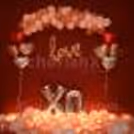 Rosegold Balloon Decoration for Birthday or Anniversary
