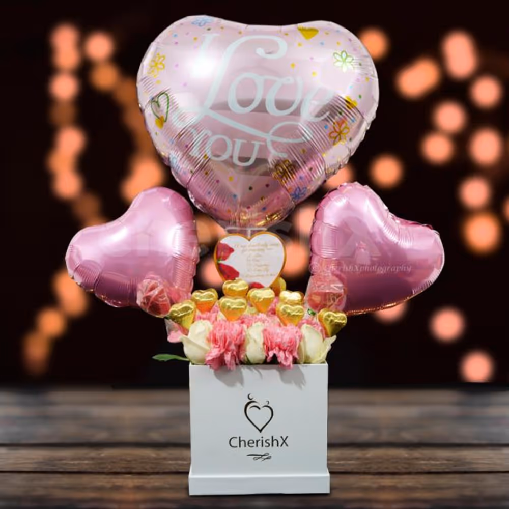 Wish your love Rose Day with CherishX's Pink Colored Rose Day Bucket!
