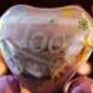 A pink big heart-shaped foil balloon of 'I Love You' to take your love by surprise.