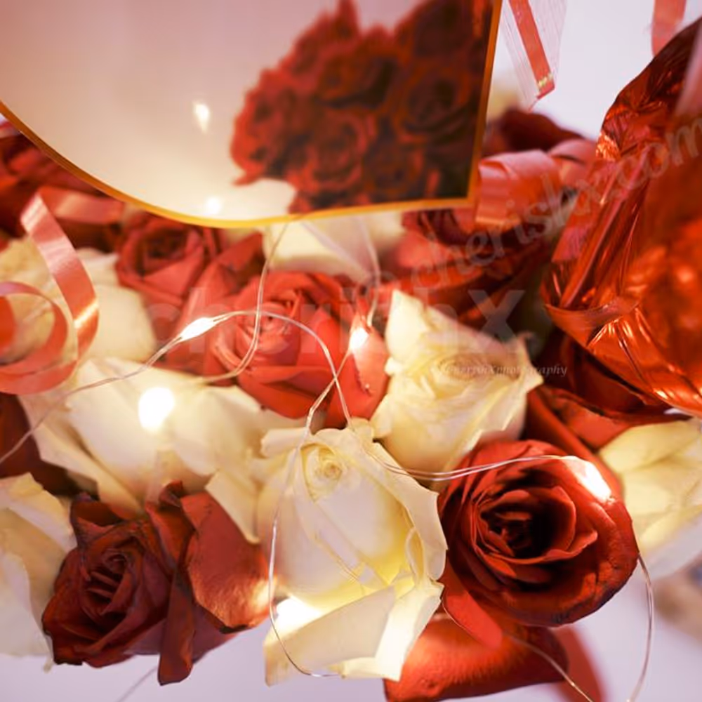 Impress your love with a unique Bubble Balloon Propose Day Bucket Gift and make the moment special!