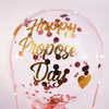 Bring in this beautiful Bubble Balloon Propose Day Bucket and make your proposal impressive!