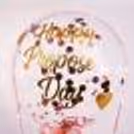 Bring in this beautiful Bubble Balloon Propose Day Bucket and make your proposal impressive!