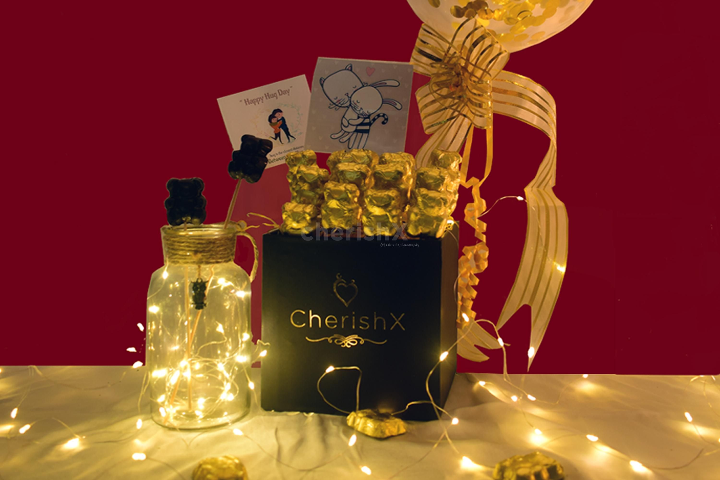 Shower love on your valentine through CherishX's Hug Day Bucket !