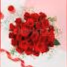 30 Red Roses in Glass Vase Bouquet — photo 2