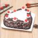 Heart-Shape Black Forest Cake (Half Kg) — photo 3