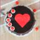 Subtly Stealing Heart Cake (Half Kg) — photo 2