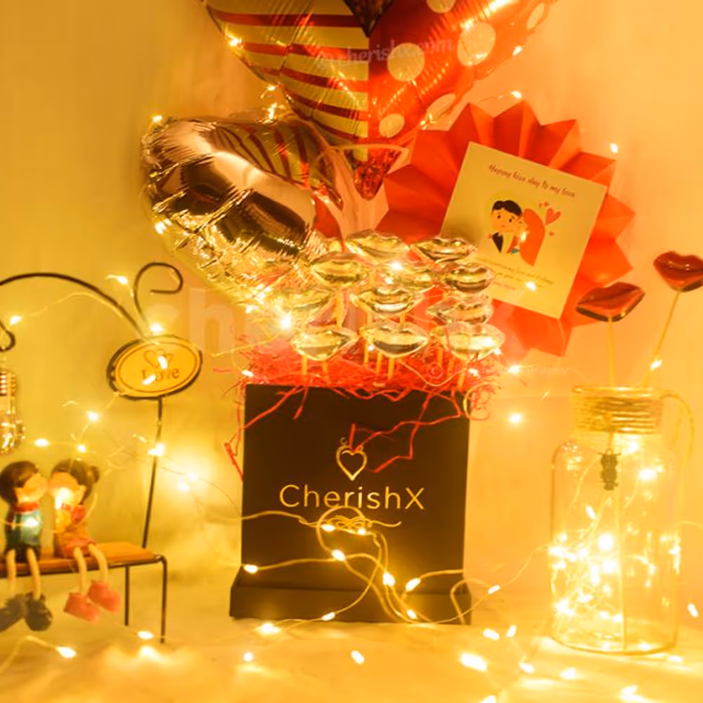 Show affection to your love through CherishX's Kiss Day (Hugs & Kisses) Bucket !