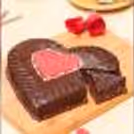 Heart Shaped Truffle Love Cake (Half Kg) — photo 2