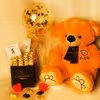 Make your Valentine's Week beautiful by boking a Teddy With Balloon Bucket with CherishX!