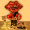 Gift him/her this beautiful Kiss Me Balloon Bucket and make them feel special!