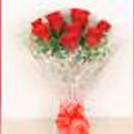 Bunch of 10 Red Rose N Truffle (Half Kg) — photo 4