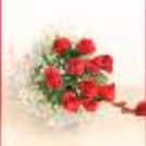 Bunch of 10 Red Rose N Truffle (Half Kg) — photo 2