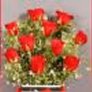 Red Rose Flower Box With Chocolates Combo — photo 2