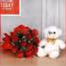 Forever Yours Rose & Teddy Combo made to express love in the cutest way.