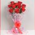 Make him/her feel special with a bouquet of 10 red roses.