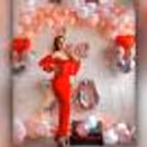 Balloon Arch of Rosegold and White Balloons