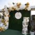 Celebrate the birth of your child with these bright Golden and White Baby Shower Decor!