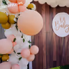 Make the day special for the 'Mother to be' by booking a wonderful Peach Colored Baby Shower Decor by CherishX!