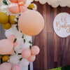 Make the day special for the 'Mother to be' by booking a wonderful Peach Colored Baby Shower Decor by CherishX!
