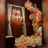 Go for something different this time with an elegant happy birthday neon light decor!