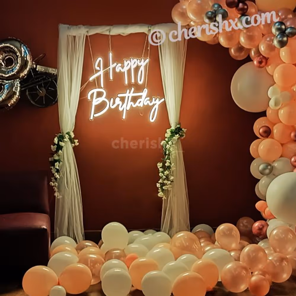 Surprise your loved one with this neon light up wall decor