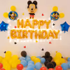 Celebrate your kid's birthday with a Famous Mickey Mouse Birthday Surprise decor!
