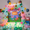 Make your child's birthday memorable with CherishX's Peppa Pig Birthday Theme Decor filled with colourful balloons!