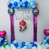 Decorate your room with baby shark balloons for an amazing party!