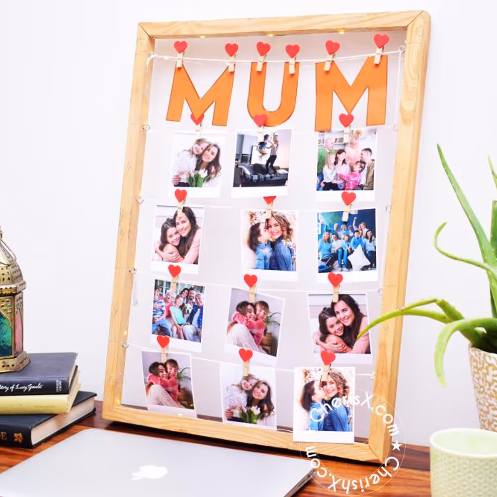 Choose this fascinating memory string Mother's Day gift to live again those beautiful moments spent together!