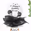 Wish a happy birthday to your close one with this fascinating Black Balloon Bucket!