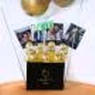 Gold And Green Balloon Bucket with Chocolates — photo 5