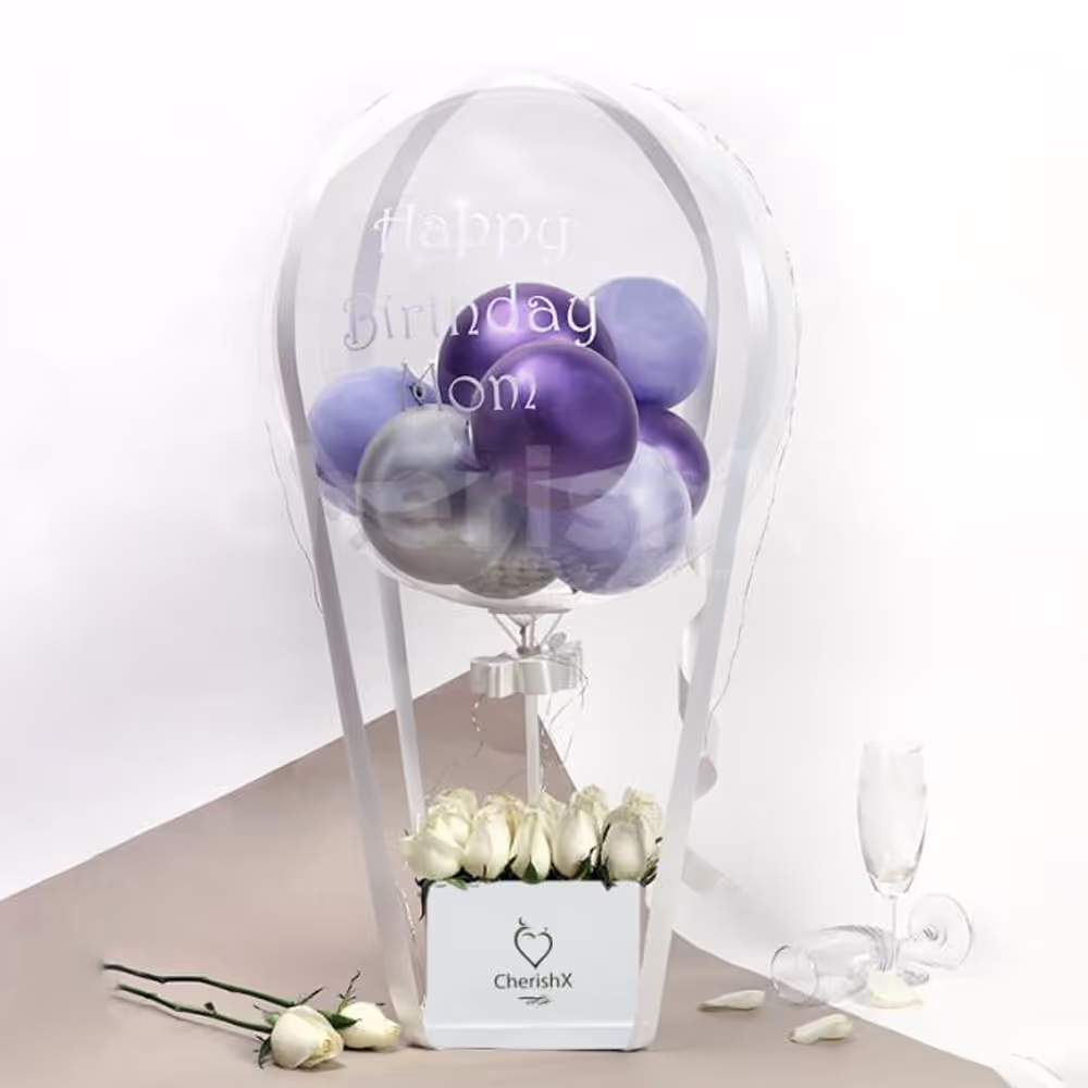 Send wishes to your mother with CherishX's Mom Birthday Bucket!