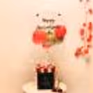 Express your appreciation with CherishX's Red & Gold Balloon Bucket!