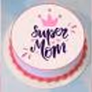Buy Mother's Day Gifts Online or Send a delicious "Super Mom" Photo Cake anywhere in Delhi, Gurgaon, Noida, NCR, Bangalore, Jaipur