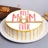 Buy Mother's Day Gifts Online or Send a delicious "Best Mom Ever"  Photo Cake anywhere in Delhi, Gurgaon, Noida, NCR, Bangalore, Jaipur
