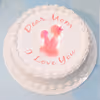 Buy Online or Send a delicious "I love You Mom"  Photo Cake anywhere in Delhi, Gurgaon, Noida, NCR, Bangalore, Jaipur