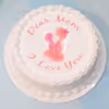 Buy Online or Send a delicious "I love You Mom"  Photo Cake anywhere in Delhi, Gurgaon, Noida, NCR, Bangalore, Jaipur