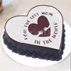 Buy Online or Send a delicious "The Best Mom"  Photo Cake anywhere in Delhi, Gurgaon, Noida, NCR, Bangalore, Jaipur
