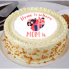 Buy Online or Send a delicious Mothers Day Special Butterscotch Photo Cake anywhere in Delhi, Gurgaon, Noida, NCR, Bangalore, Jaipur