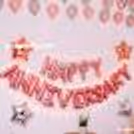 Whether it's your 1st or 25th anniversary, celebrate it with CherishX's Happy Anniversary Rose Gold Decoration!