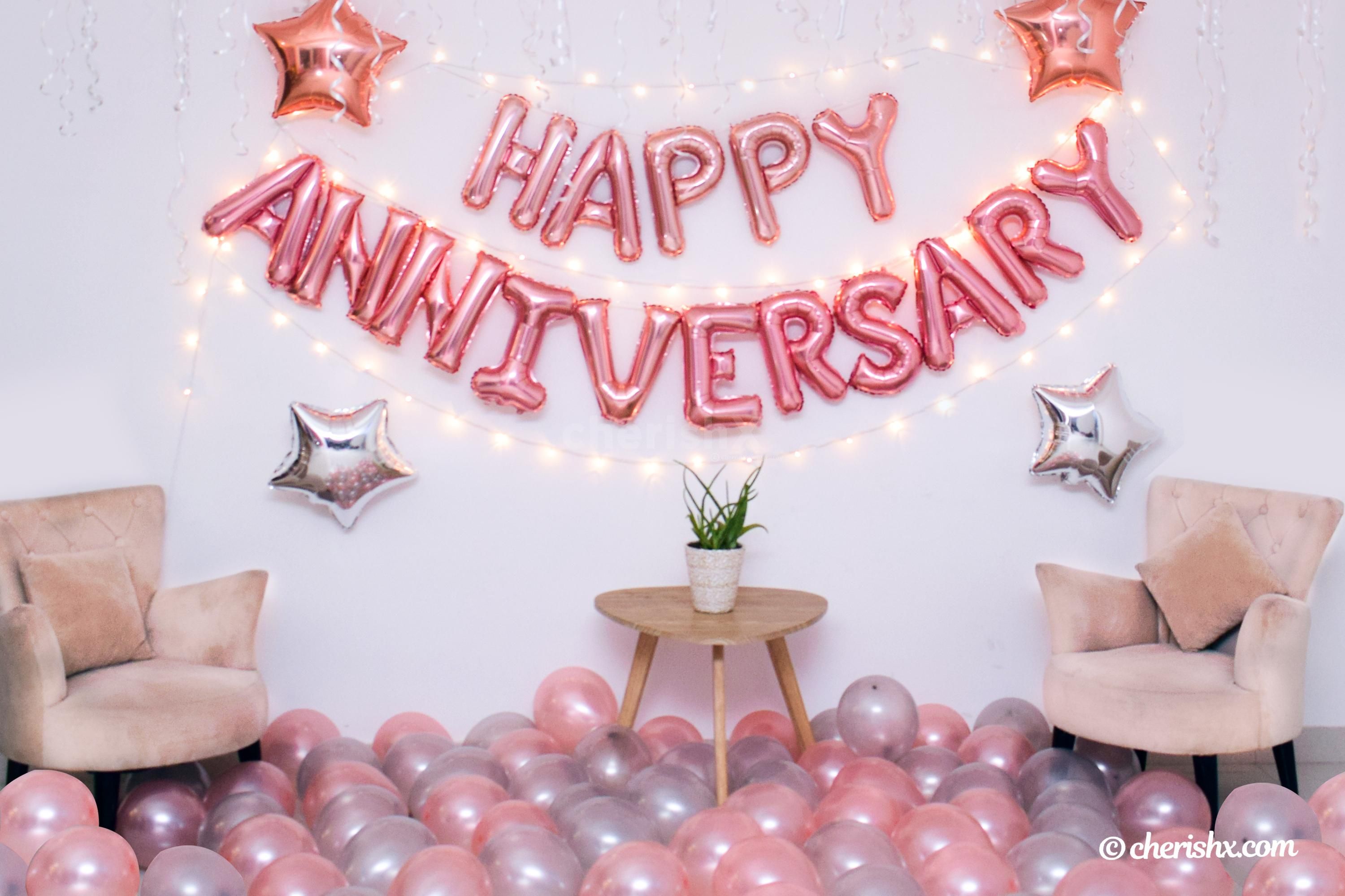 CherishX offers you this charming Rose Gold decoration for anniversaries.