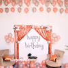 Surprise your loved one with CherishX's Happy Birthday Rose Gold Surprise Decor.
