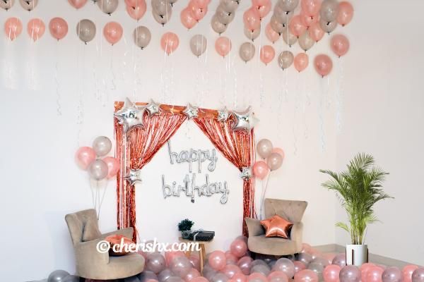 A Simple birthday decoration at home to surprise your close ones.